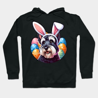 Scottish Terrier with Bunny Ears Celebrates Easter Joy Hoodie